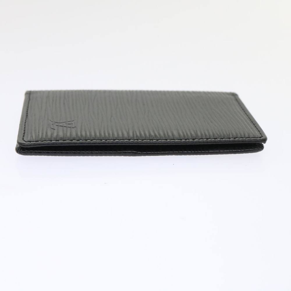 LOUIS VUITTON Epi Organizer De Poche Card Case Black M63582 LV Auth 48066 - Picture 5 of 16
